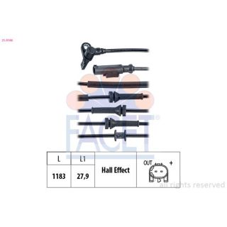 Jutiklis, rato greitis FACET 21.0166