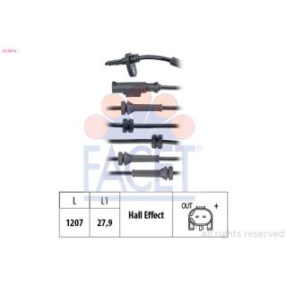 Jutiklis, rato greitis FACET 21.0214