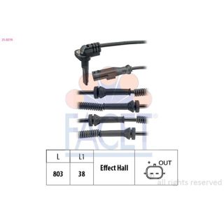 Jutiklis, rato greitis FACET 21.0219