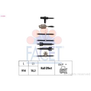 Jutiklis, rato greitis FACET 21.0244