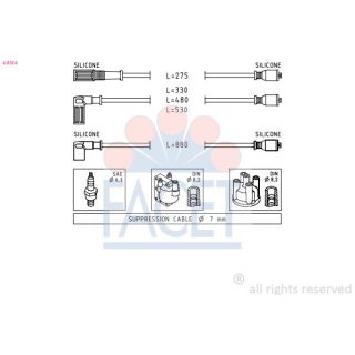 Uždegimo laido komplektas FACET 4.8354