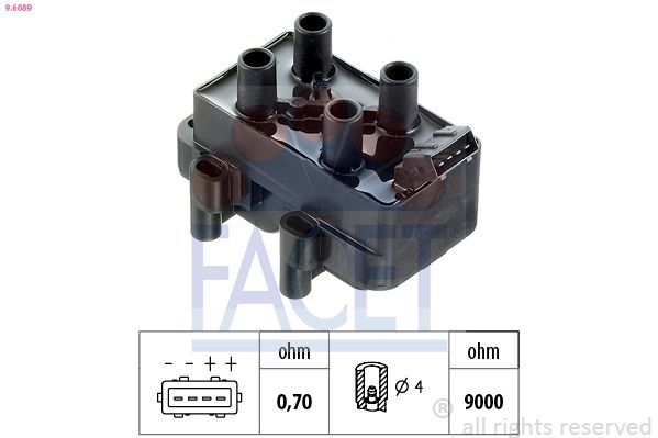 Ritė, uždegimas FACET 9.6089