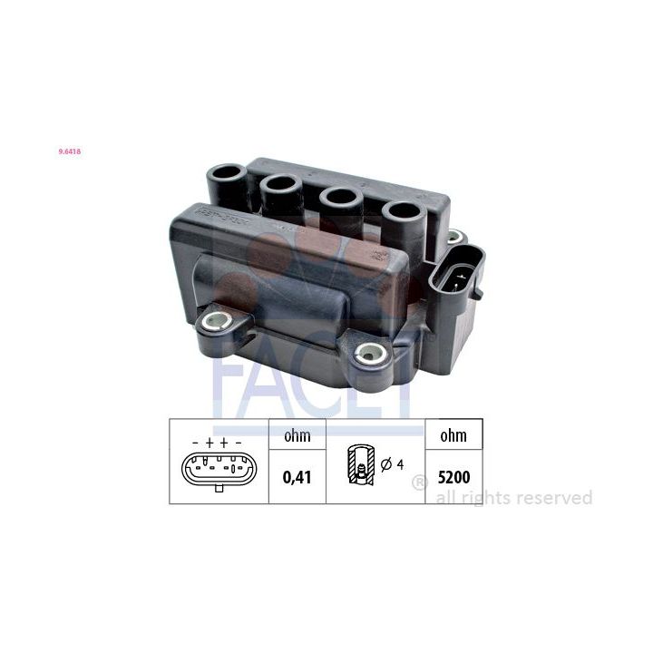 Ritė, uždegimas FACET 9.6418