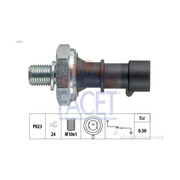 Alyvos slėgio jungiklis FACET 7.0141