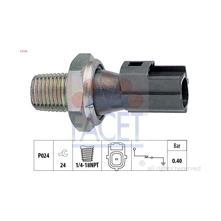 Alyvos slėgio jungiklis FACET 7.0145