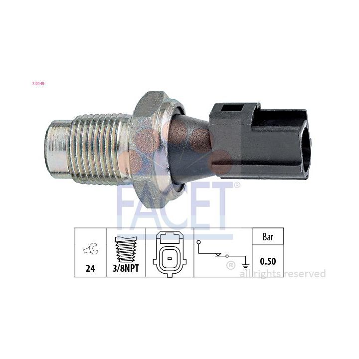 Alyvos slėgio jungiklis FACET 7.0148