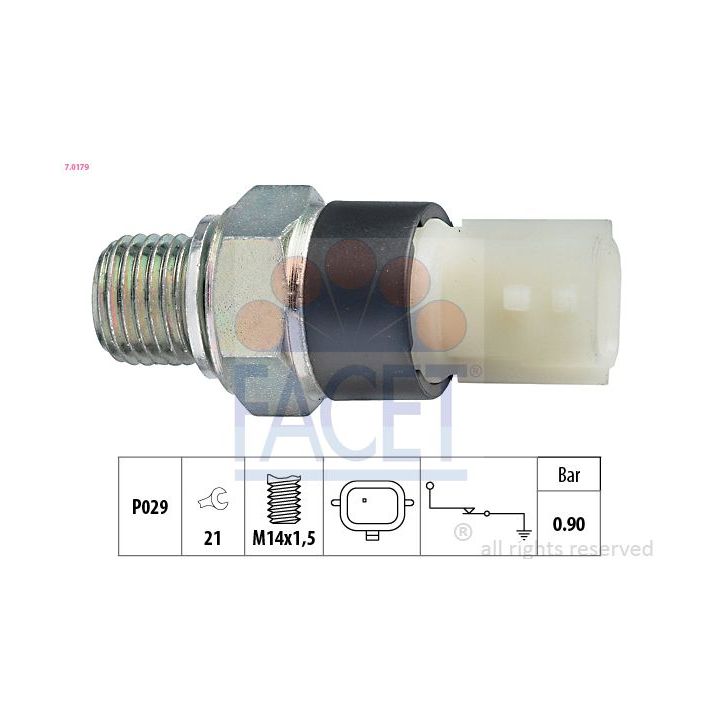 Alyvos slėgio jungiklis FACET 7.0179