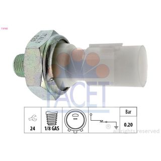 Alyvos slėgio jungiklis FACET 7.0182