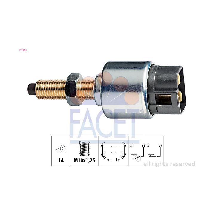 Stabdžių žibinto jungiklis FACET 7.1044
