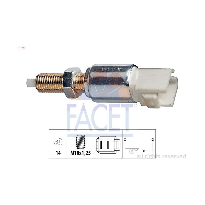Stabdžių žibinto jungiklis FACET 7.1062