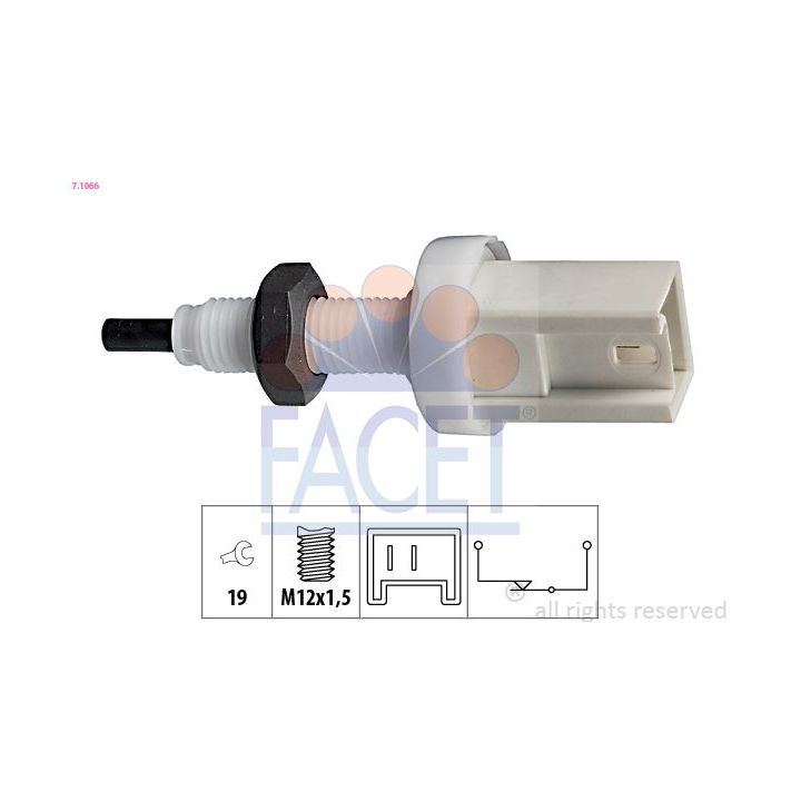 Stabdžių žibinto jungiklis FACET 7.1066