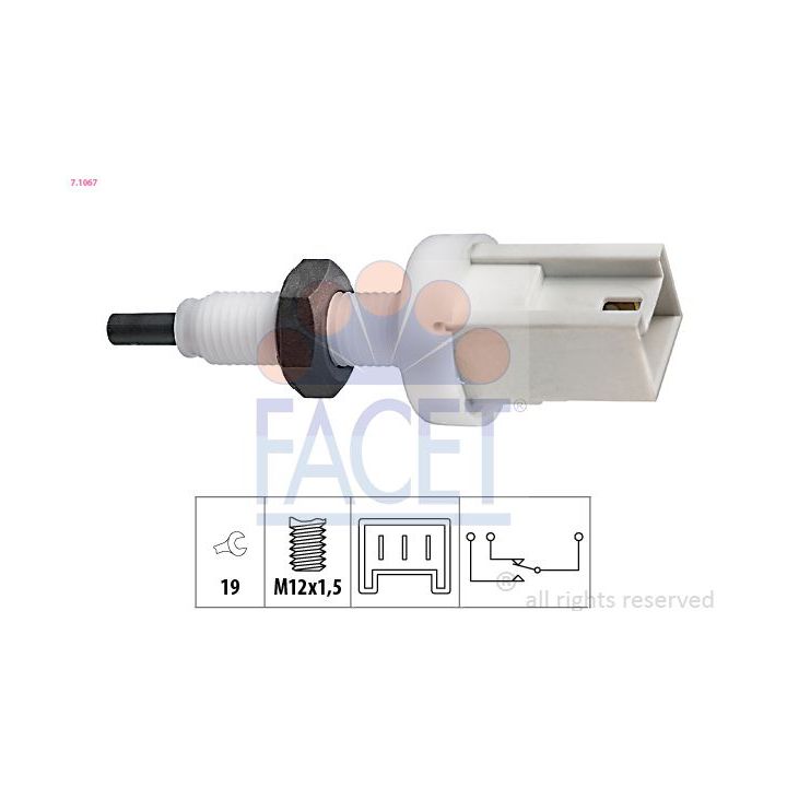 Stabdžių žibinto jungiklis FACET 7.1067