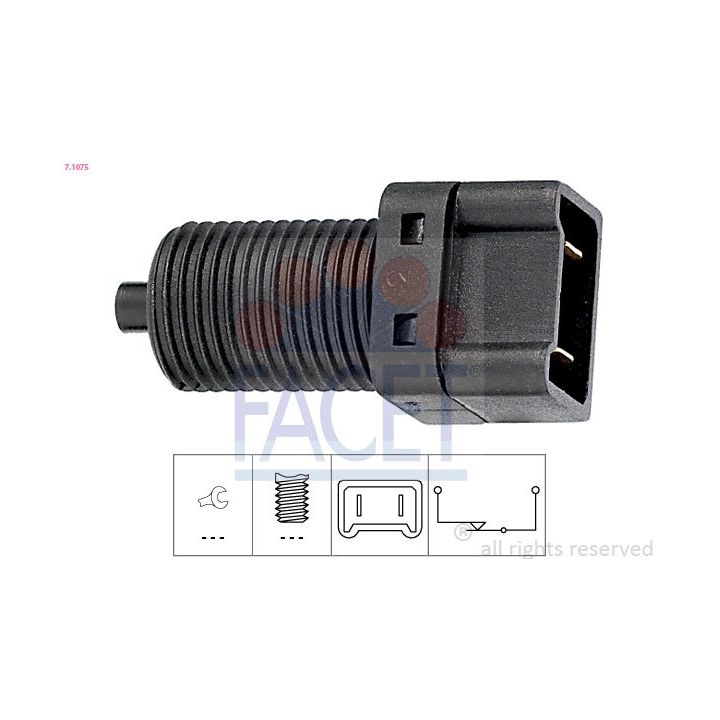 Stabdžių žibinto jungiklis FACET 7.1075