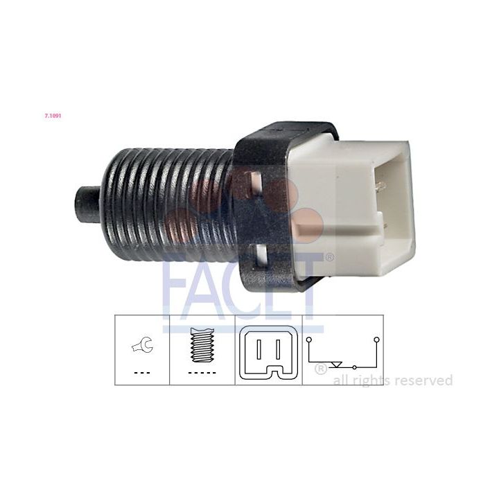 Stabdžių žibinto jungiklis FACET 7.1091