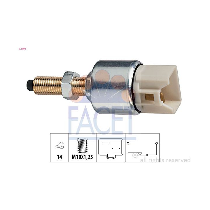 Stabdžių žibinto jungiklis FACET 7.1092