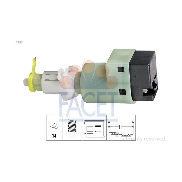 Stabdžių žibinto jungiklis FACET 7.1107
