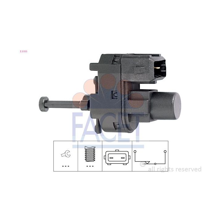 Stabdžių žibinto jungiklis FACET 7.1111