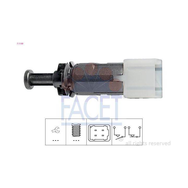 Stabdžių žibinto jungiklis FACET 7.1149