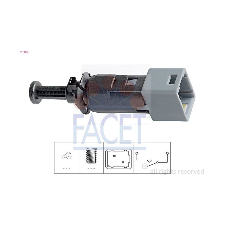 Stabdžių žibinto jungiklis FACET 7.1150