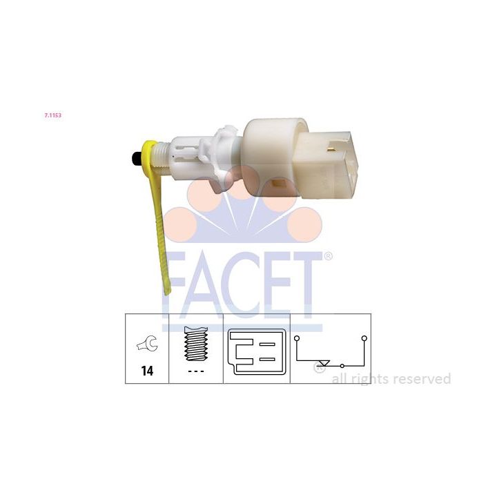 Stabdžių žibinto jungiklis FACET 7.1153