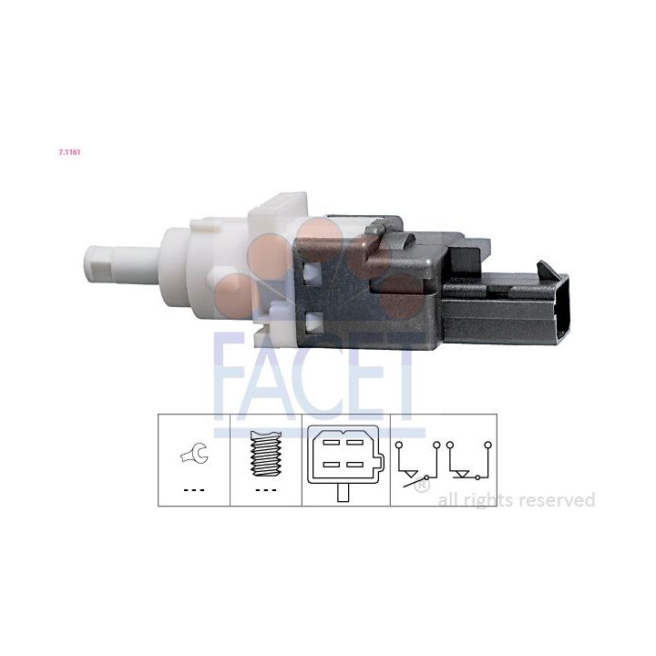 Stabdžių žibinto jungiklis FACET 7.1161