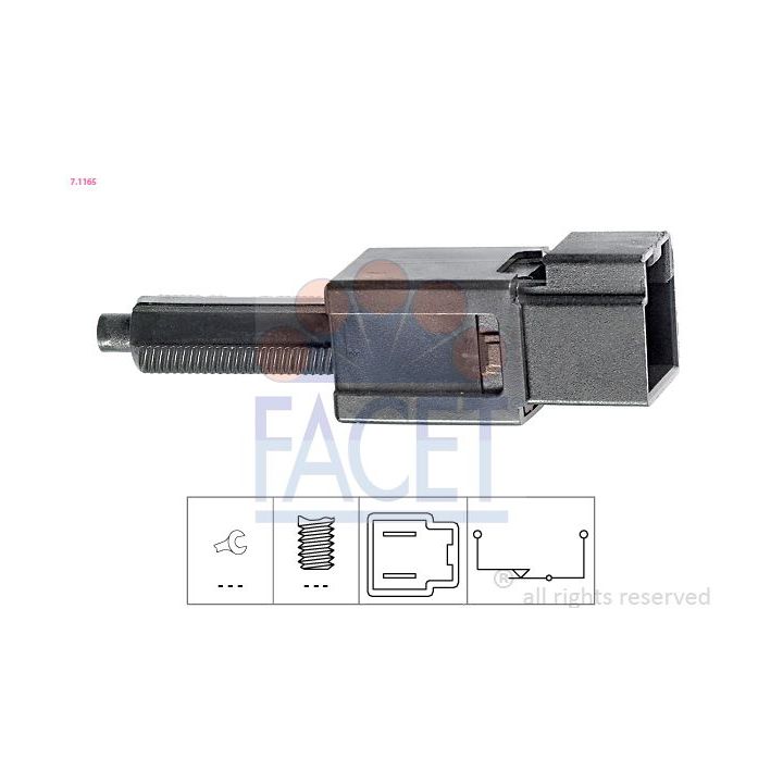 Stabdžių žibinto jungiklis FACET 7.1165