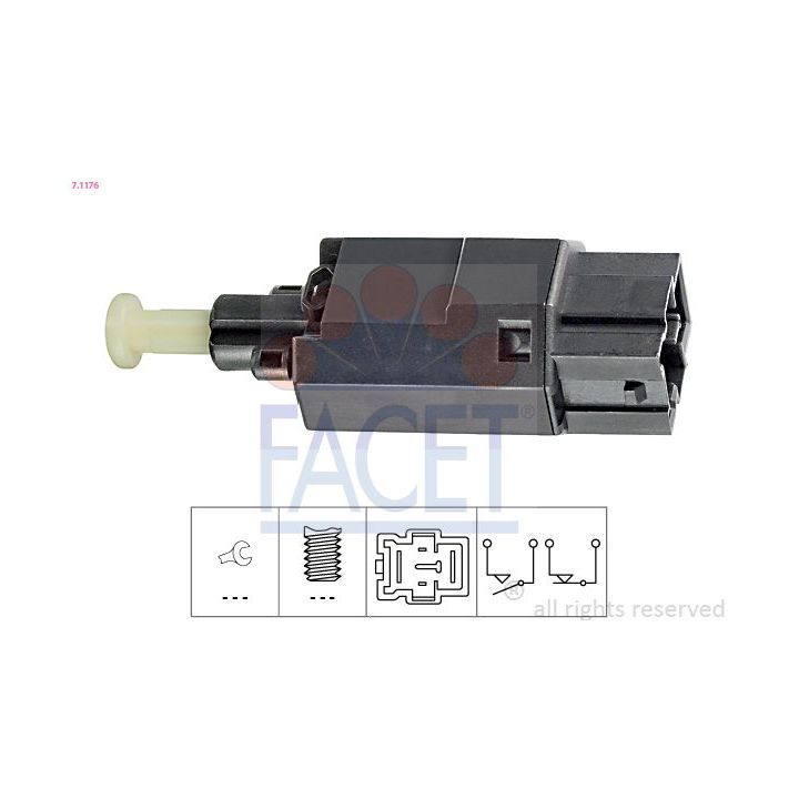 Stabdžių žibinto jungiklis FACET 7.1176