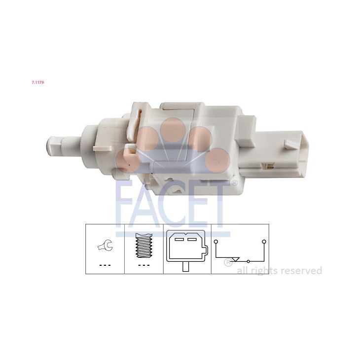 Stabdžių žibinto jungiklis FACET 7.1179