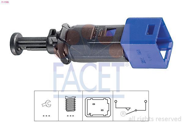 Stabdžių žibinto jungiklis FACET 7.1195