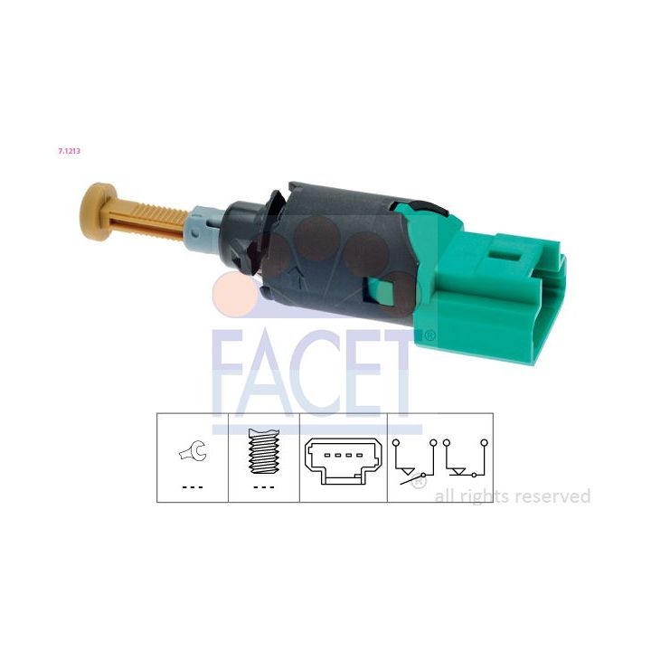 Stabdžių žibinto jungiklis FACET 7.1213