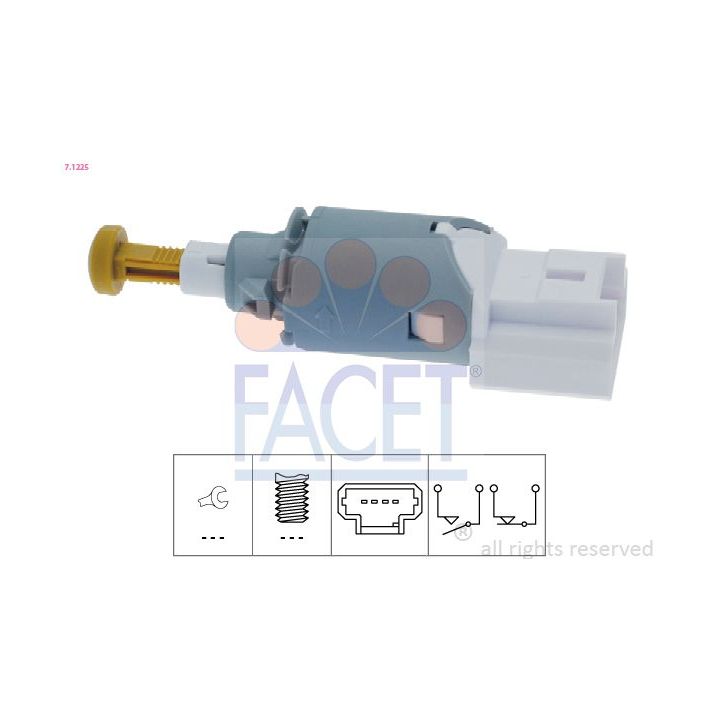 Stabdžių žibinto jungiklis FACET 7.1225