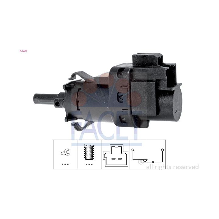 Stabdžių žibinto jungiklis FACET 7.1231