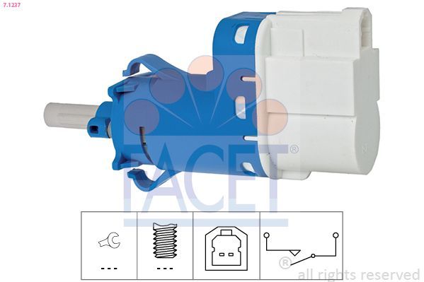 Stabdžių žibinto jungiklis FACET 7.1237
