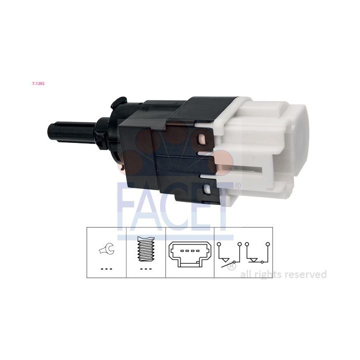 Stabdžių žibinto jungiklis FACET 7.1292