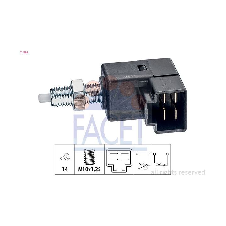 Stabdžių žibinto jungiklis FACET 7.1294