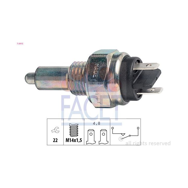 Jungiklis, atbulinės eigos žibintas FACET 7.6015