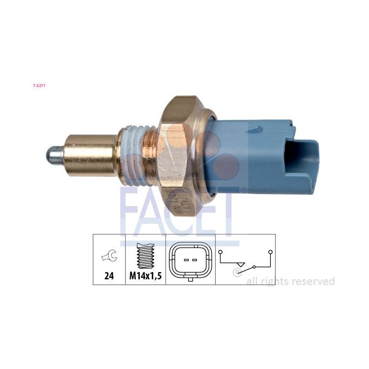 Jungiklis, atbulinės eigos žibintas FACET 7.6271