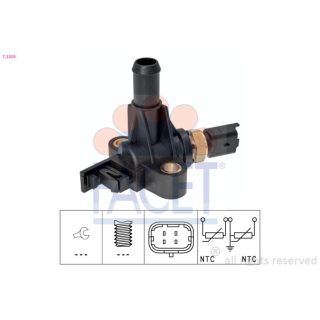 Siuntimo blokas, aušinimo skysčio temperatūra FACET 7.3359