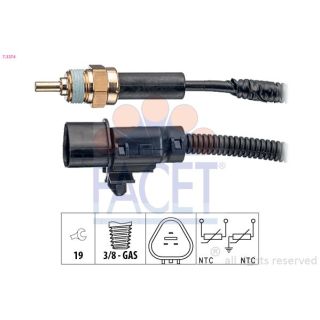 Siuntimo blokas, aušinimo skysčio temperatūra FACET 7.3374