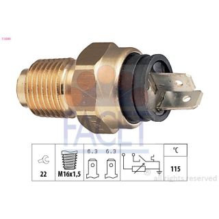 Siuntimo blokas, aušinimo skysčio temperatūra FACET 7.3500