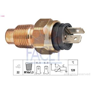 Siuntimo blokas, aušinimo skysčio temperatūra FACET 7.3509