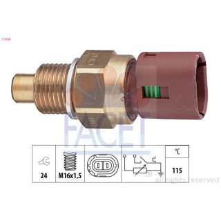 Siuntimo blokas, aušinimo skysčio temperatūra FACET 7.3540
