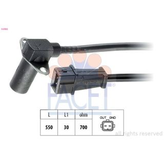 Jutiklis, alkūninio veleno impulsas FACET 9.0002