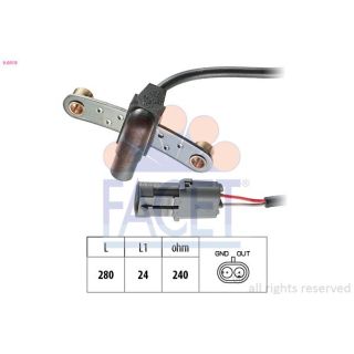 Jutiklis, alkūninio veleno impulsas FACET 9.0019