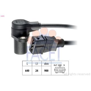 Jutiklis, alkūninio veleno impulsas FACET 9.0075