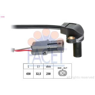 Jutiklis, alkūninio veleno impulsas FACET 9.0202