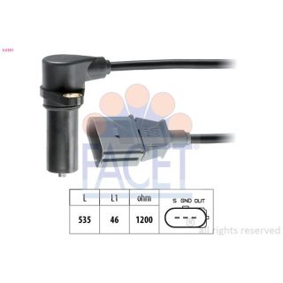 Jutiklis, alkūninio veleno impulsas FACET 9.0391