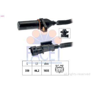 Jutiklis, alkūninio veleno impulsas FACET 9.0571