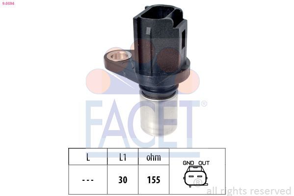 Jutiklis, alkūninio veleno impulsas FACET 9.0594