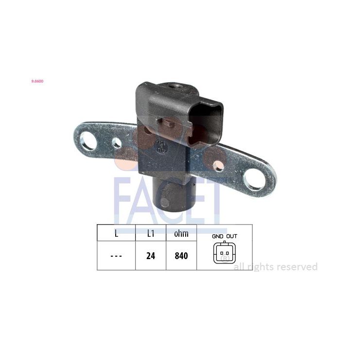 Jutiklis, alkūninio veleno impulsas FACET 9.0600